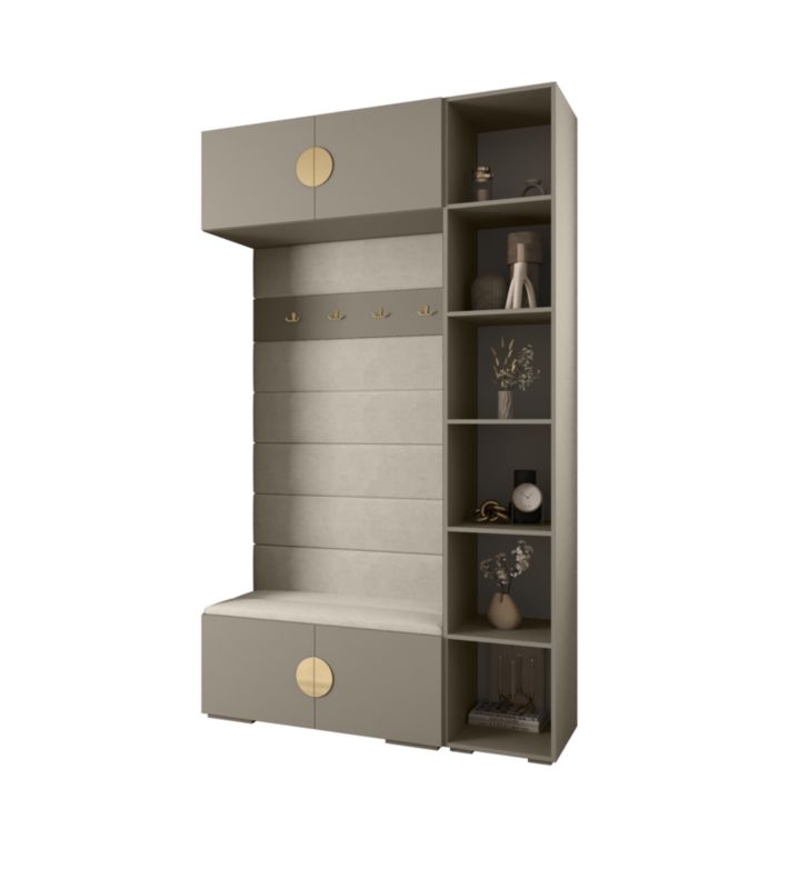 Garderoba do przedpokoju Abiks INOVA 4 Z20 kaszmir+złoty+manila02 1 szt.