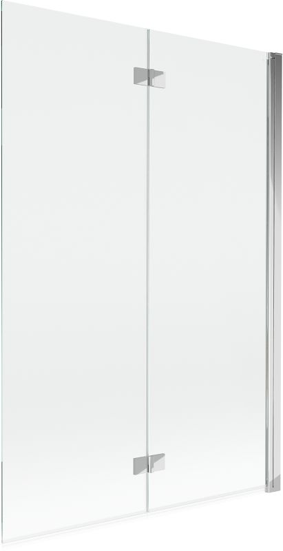 Parawan nawannowy Mexen Mist transparent chrom 120x150 prawy 2-skrzydłowy 1 szt