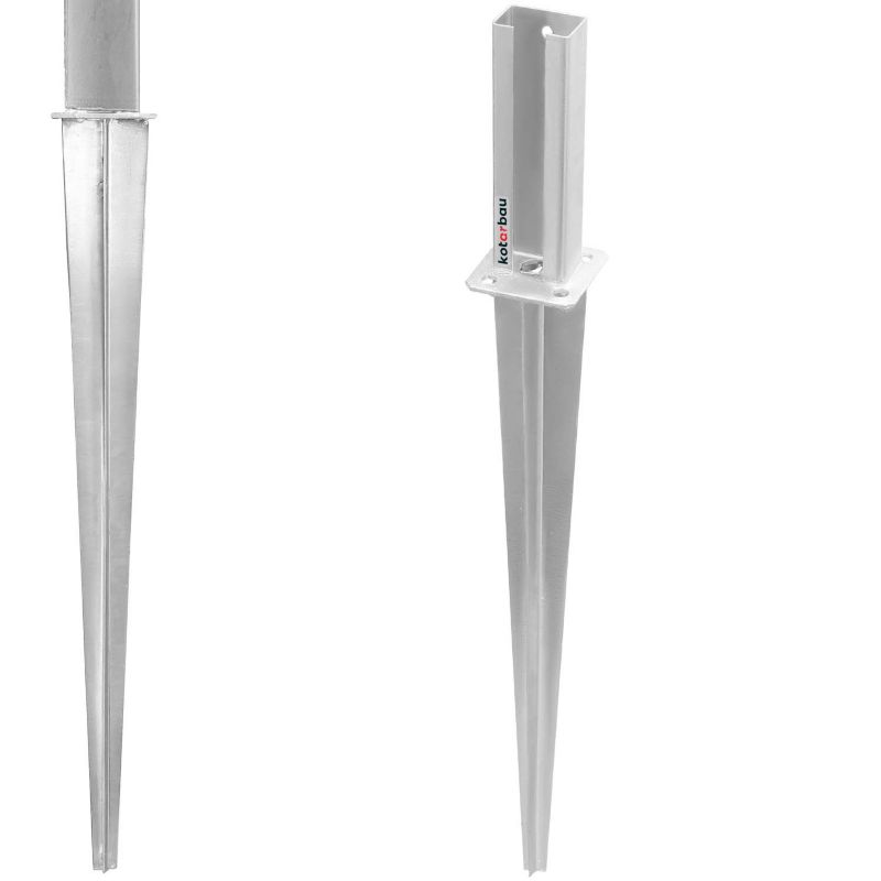 Podstawa słupa KOTARBAU wbijana do słupka panelowego 60x40 mm 1 szt.