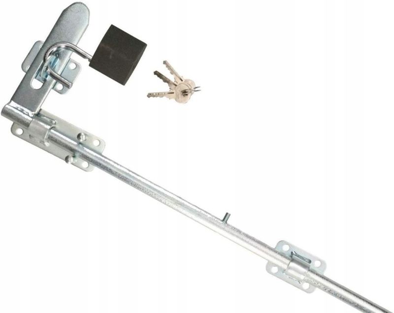 Rygiel ze skoblem KOTARBAU zasuwa z kłódką 800 mm 1 szt.