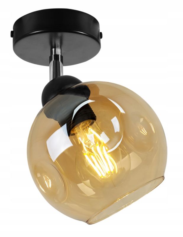 Lampa ścienna kinkiet Light Home LH Rio 1x E27 60W miodowy 1szt.