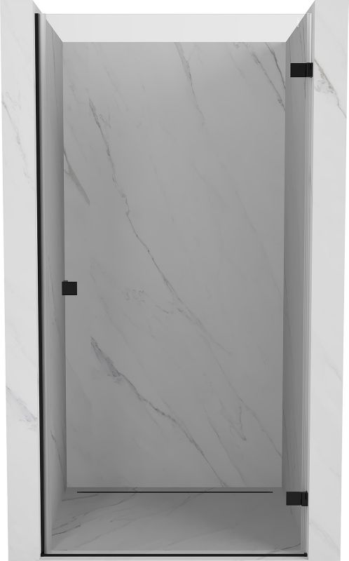 Drzwi prysznicowe Mexen Lunar-B transparentne czarne 70x200 cm 1 szt.