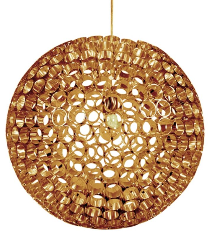 Żyrandol Candellux Abros miedziany wym: 120 x 50 x 50 cm 1xE27 x 60W 1 szt.