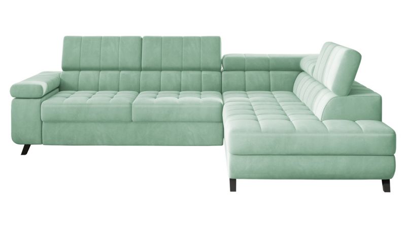 Narożnik z funkcją spania MIRJAN 24 Nord prawy seledynowy 1 szt.