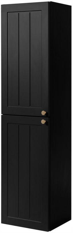 Szafka łazienkowa Furnidea 136 cm słupek wiszący czarny GUSTO 1 szt.