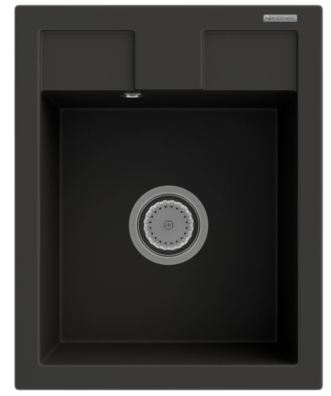 Zlewozmywak Granitowy Granitan Best Jednokomorowy z Syfonem 1kpl.
