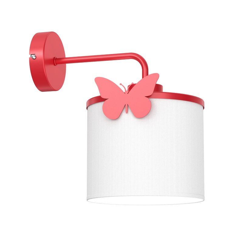 Kinkiet ścienny Luminex Sweet czerwono-biały 1 x E27 x 15W IP20 wym: 25 x 18 x 25 cm - 1 szt.