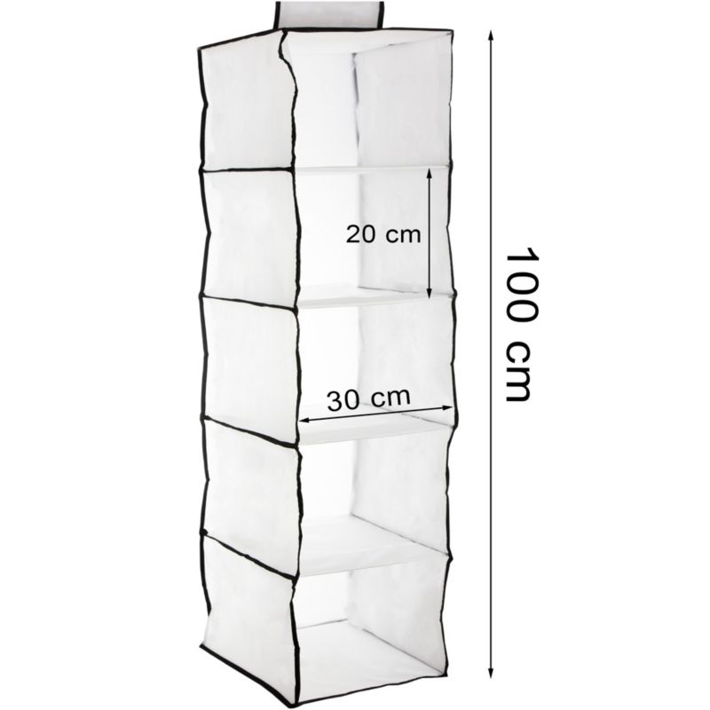 Organizer Wiszący 6 EDANTI do szafy na ubrania 1 szt.