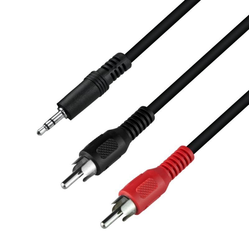 Przewód DPM Solid 2 x CINCH - mini jack 1,5 m