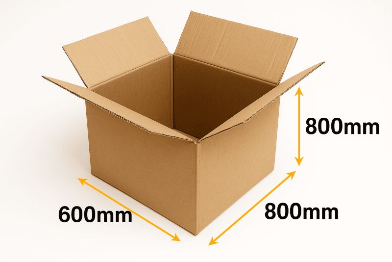 KARTON Paletowy Neopak 800x600x800mm KRAFT 5-Warstwowy Fefco 201 DUŻY 1 szt.