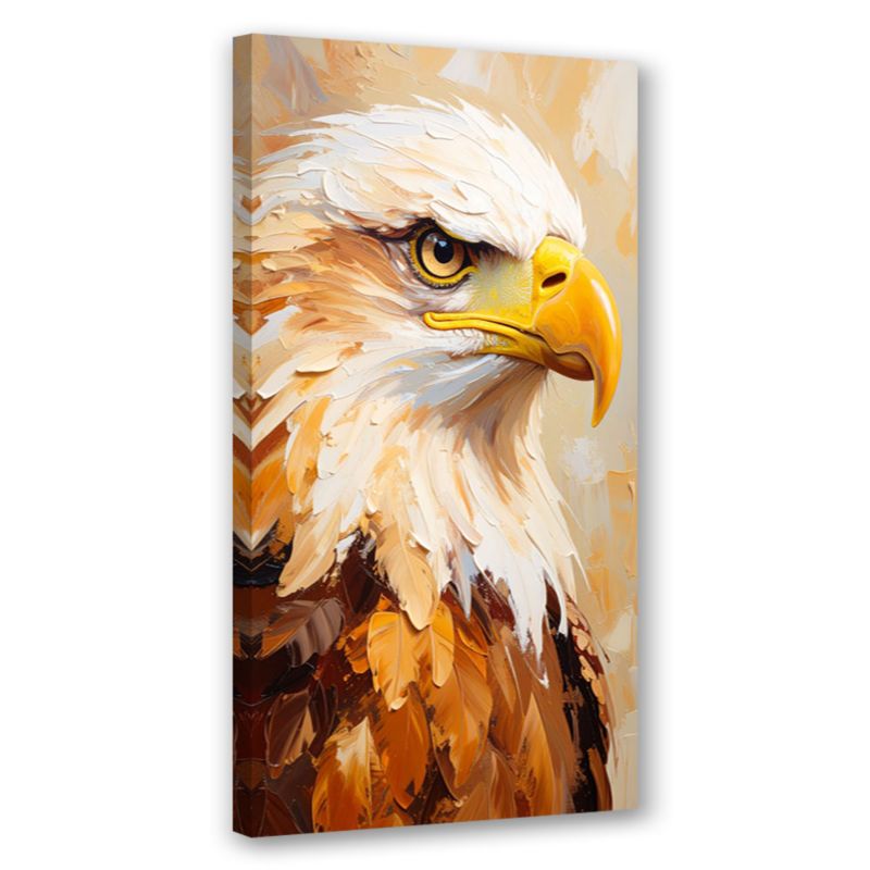 Obraz nowoczesny do salonu biura Feeby Orzeł Ptaki Zwierzę Malowany 50x100cm 1szt