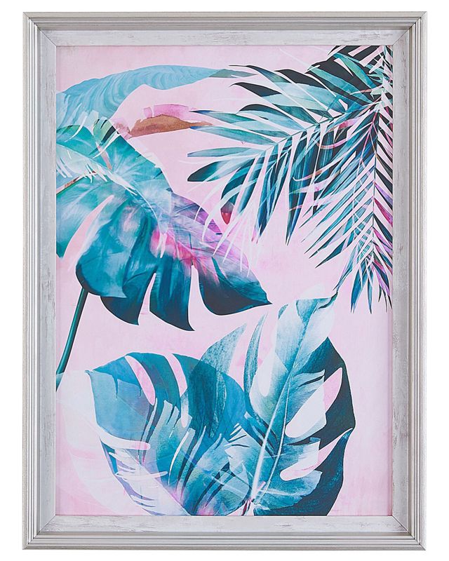 Obraz w ramie Agena Prostokątny 30 x 40 cm Natura Kwiatowy Niebieski 1 szt.