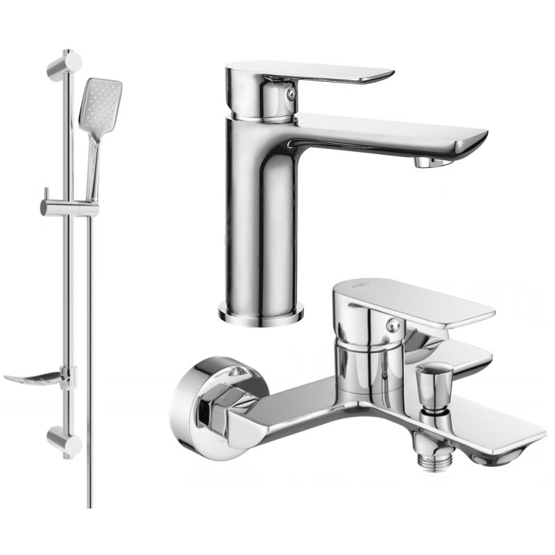 Zestaw wannowy Mexen Alfa chrom 745703DF62-00 1 szt.