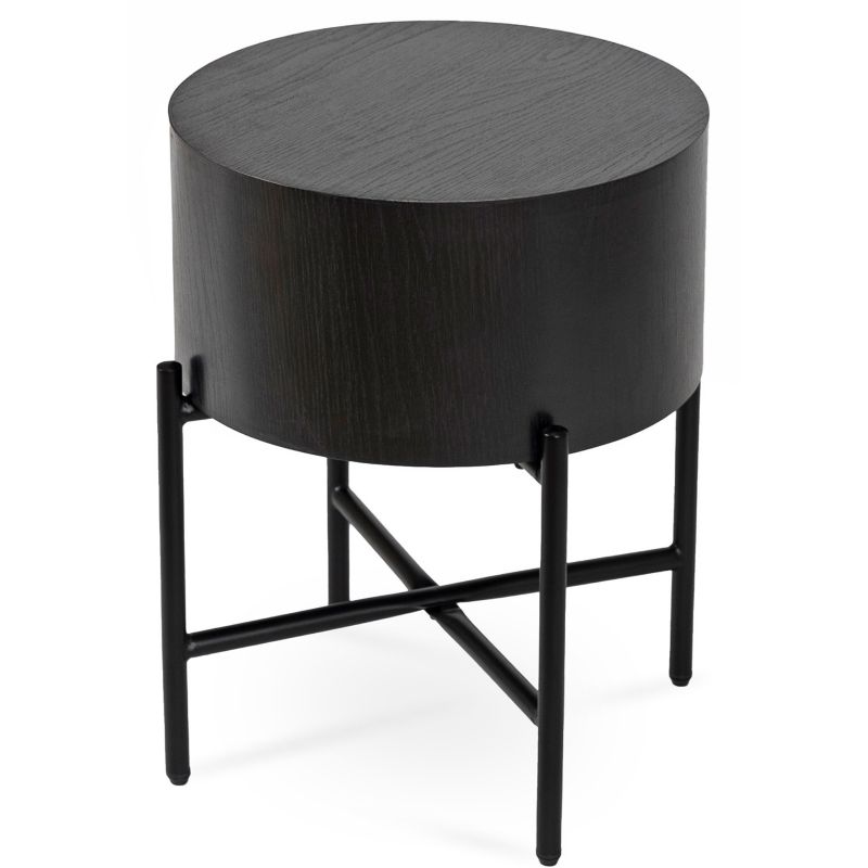 Stolik Kawowy Ceves 39,5 cm Mebel Elite Czarny 1 szt