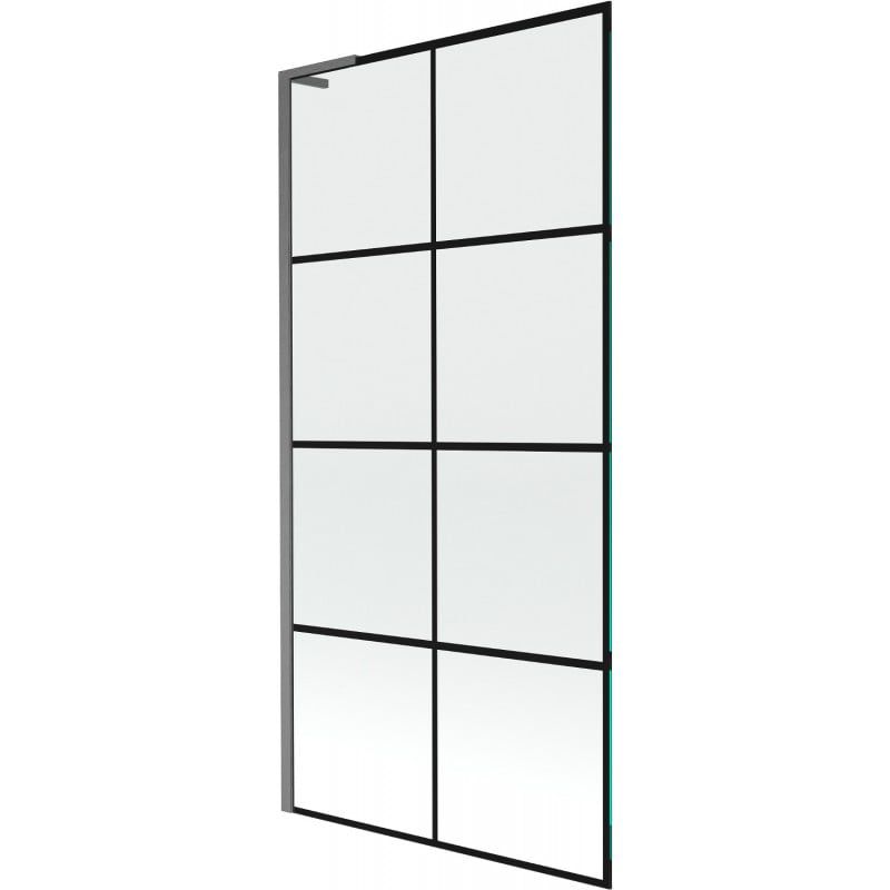 Parawan nawannowy 1-skrzydłowy Mexen Next L czarny wzór 90x150 cm 1 szt.