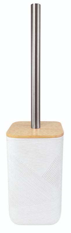 Szczotka toaletowa Kleine Wolke Crossover biały/bambus elegancka i praktyczna design 1 szt.