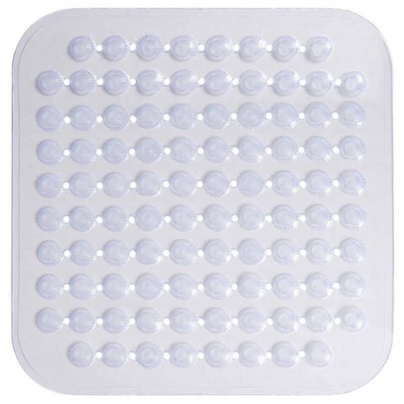 Mata antypoślizgowa Sepio 43,5x43,5 transparentna kwadratowa 1 szt.