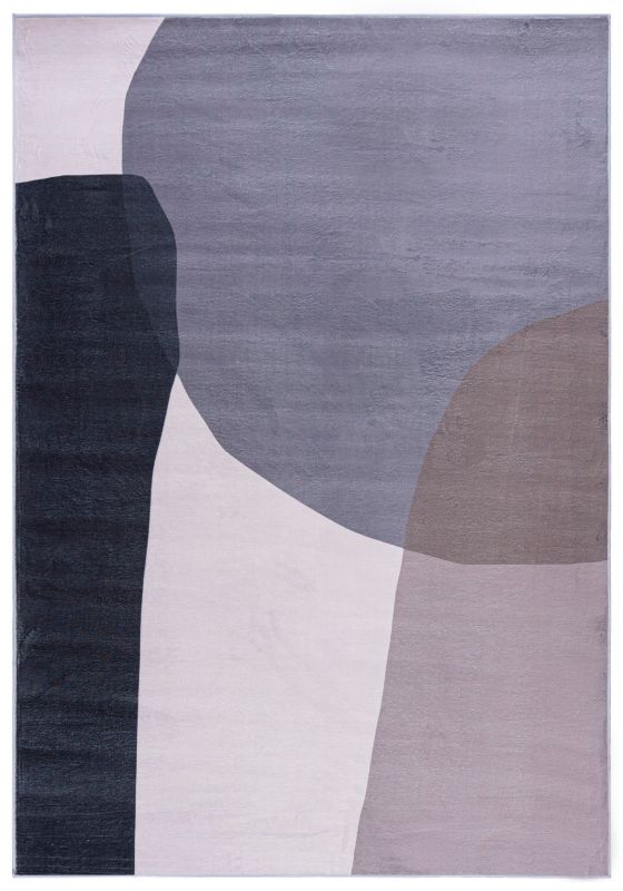 Dywan wewnętrzny Ava Y-164 prostokąt Mazovia 140x 200 cm beżowy,kremowy,szary motyw geometryczny krótki włos 1 szt.