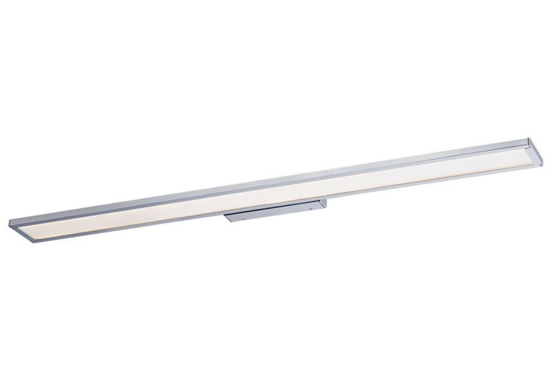 Kinkiet ścienny Nowodvorski Lighting Lath chromowany biały LED 16W 4000K 1000lm IP44 wym: 5 x 90 x 11,5 cm - 1 szt.