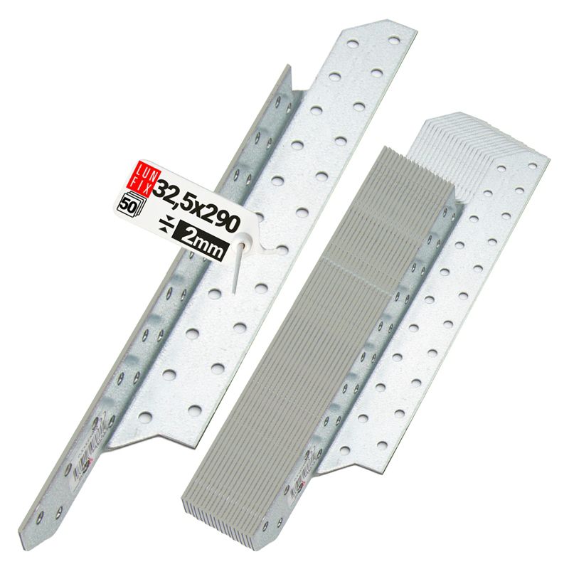 Łącznik krokwiowy Lun Fix 32,5x290 mm lewy 50 szt.