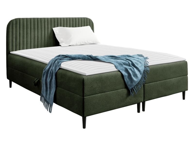 Łóżko kontynentalne MIRJAN 24 Box Best 1 140x200 zielony 1 szt.