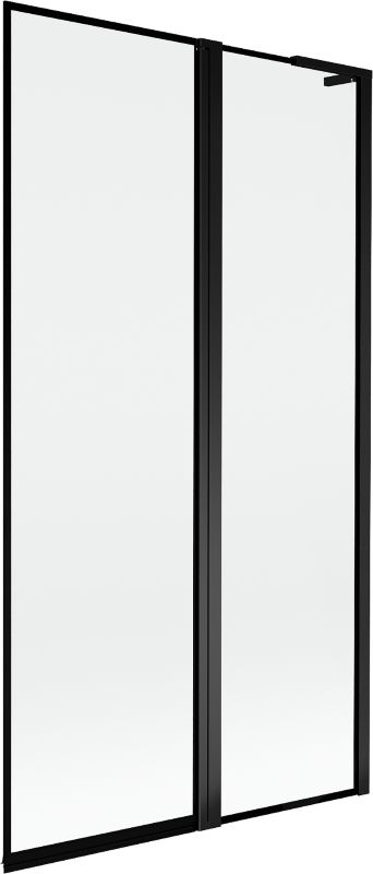 Parawan nawannowy Mexen Mist L czarny 100x150 cm 2-skrzydłowy 1 szt