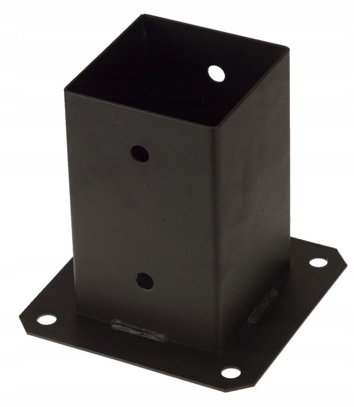 Podstawa FEINZ Słupa Czarna Przykręcana Wspornik Kotwa 90X90 Mm 1 szt.