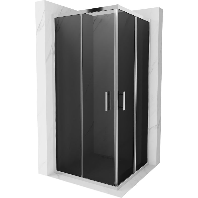 Kabina prysznicowa kwadratowa Mexen Rio grafit 1 szt.