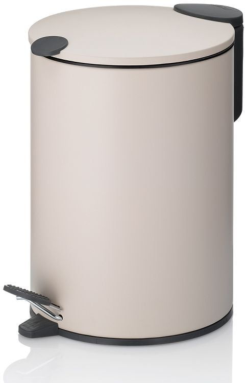 Kosz na śmieci Kela Mats 3L beżowy mat z cichym domykiem i pedałem 1 szt.