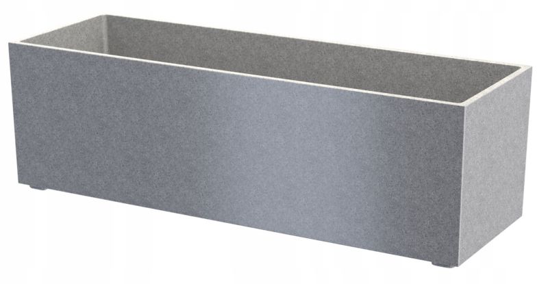 Donica Ogrodowa Granitan Szara Duży Kwietnik Ogrodowy 1 szt.