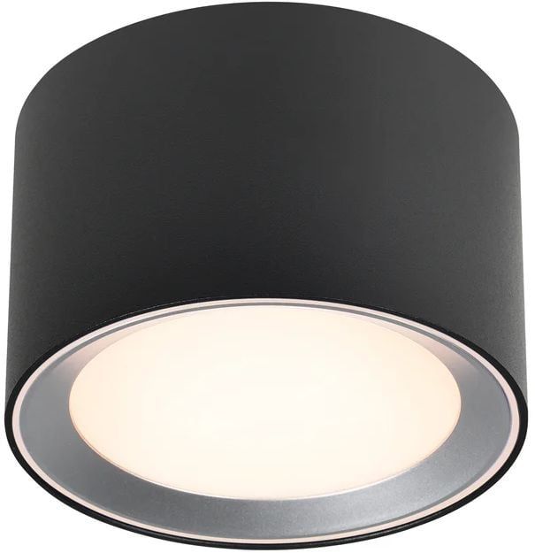 Lampa podsufitowa Nordlux Landon 8W LED Smart IP44 czarna do łazienki 1 szt.