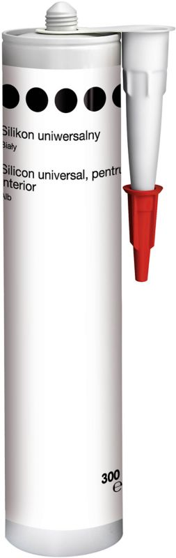 Silikon uniwersalny 300 ml biały