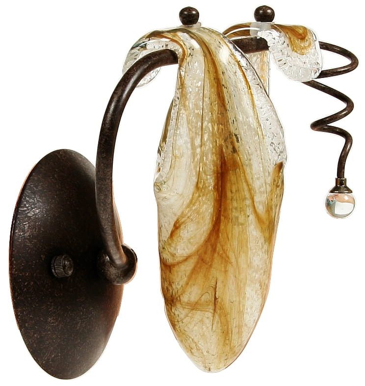 Kinkiet ścienny Candellux L&H patyna-brązowy 1 x G9 x 40W IP20 wym: 24 x 12 x 12 cm - 1 szt.