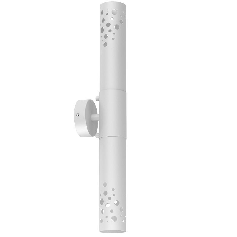 Kinkiet ścienny Luminex Tibia Buble biały mat góra-dół 2 x GU10 x 8W IP20 wym: 49 x 8 x 10,5 cm - 1 szt.