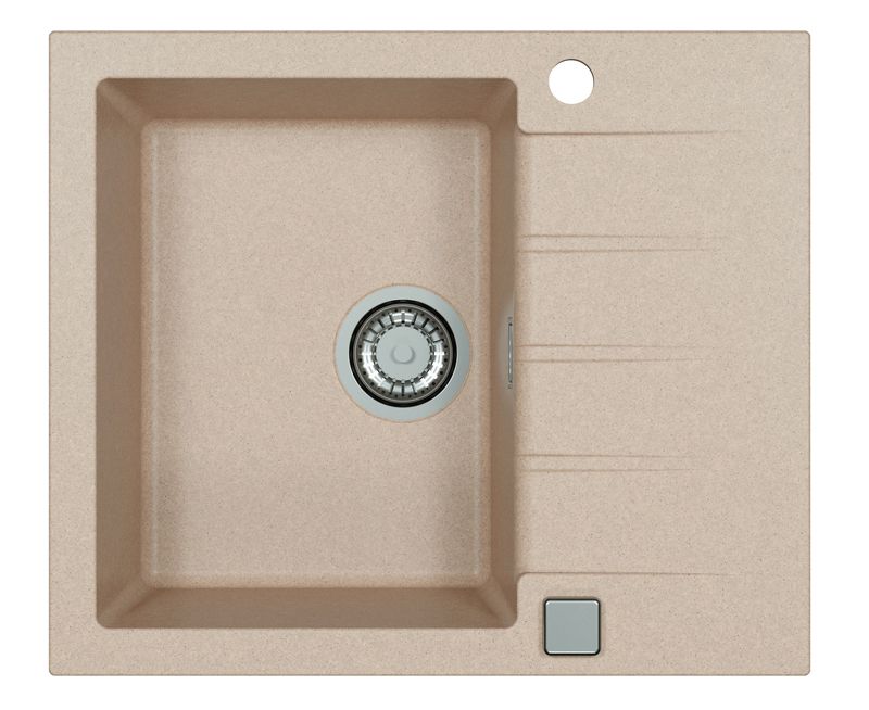Zlewozmywak granitowy Alveus Cadit 10 kol. 22 piasek (59x50) 1-komorowy 1szt.