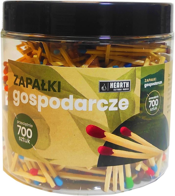 Zapałki gospodarcze Hearth 700 szt.