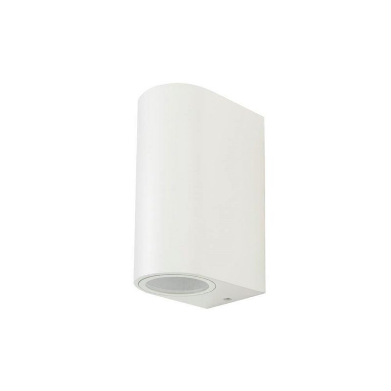 Kinkiet V-TAC 7652 biały góra-dół 1 x GU10 x IP44 wym: 6,8 x 9,2 x 15 cm - 1 szt.