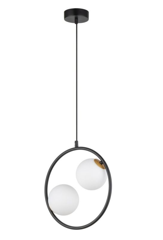 Lampa wisząca Sigma Lighting Aqua 0041 czarno-biała dekoracyjna 2xG9 x 12W 1 szt.