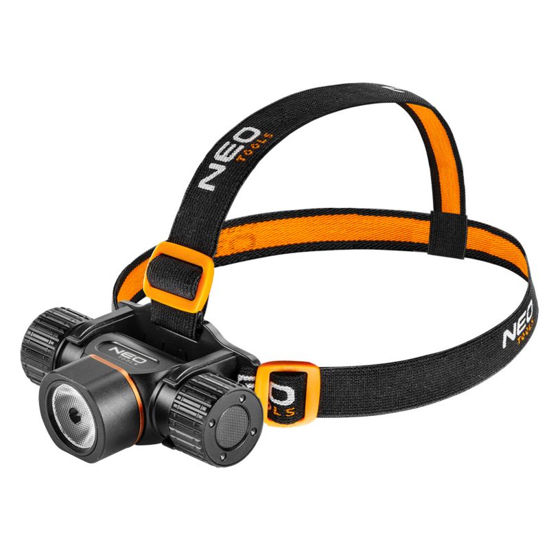 Latarka czołowa NEO TOOLS akumulatorowo/bateryjna USB 2000lm CREE XHP50.2 LED 1 szt