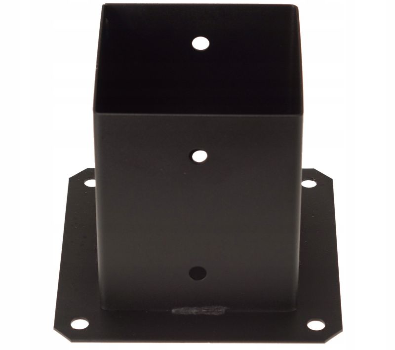 Podstawa FEINZ Słupa Czarna Przykręcana Wspornik Kotwa 120X120 Mm 1 szt.