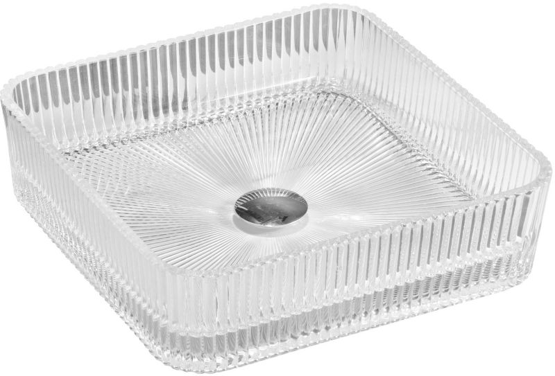 Szklana umywalka nablatowa Mexen Nira transparent 39x39 cm 1 szt.