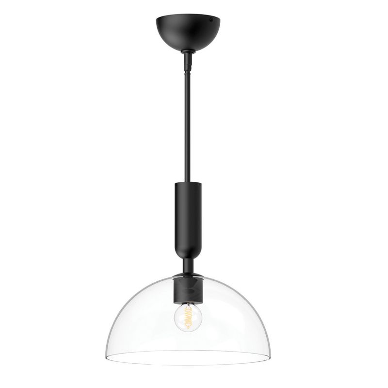 Lampa wisząca Alora Mood Jude 5061 matowy czarno-przezroczysty nowoczesna 1xE27 x 60W 1 szt.