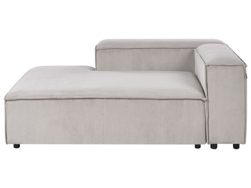 Szezlong prawostronny Ardal Sztruks Beżowoszary 1 szt.