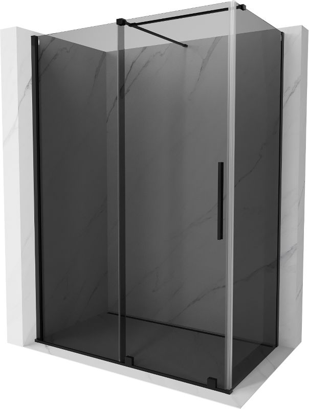 Kabina prysznicowa prostokątna Mexen Velar grafit-czarny 1 szt.