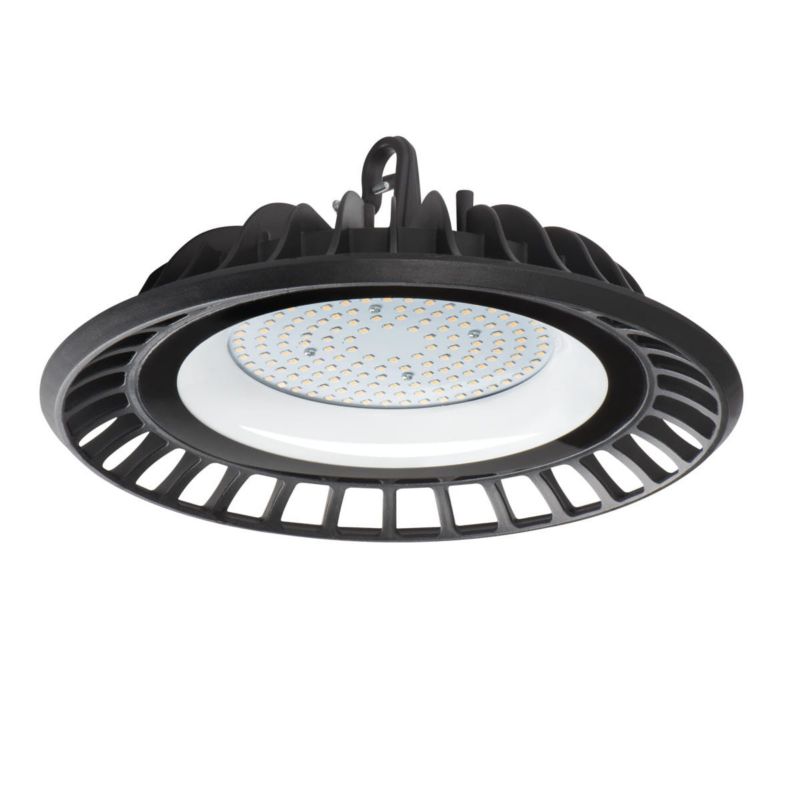 Lampa High Bay przemysłowa Ufo Miledo Hibo Led czarna LED 100W 4000K 10000lm hermetyczna IP65 wym: 13,5 x 30 x 30 cm - 1 szt.