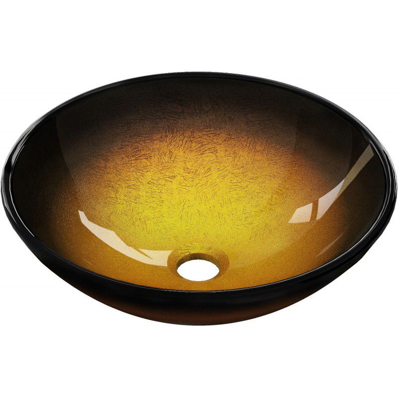 Umywalka nablatowa Mexen Mira złota 42x42 cm 1 szt.