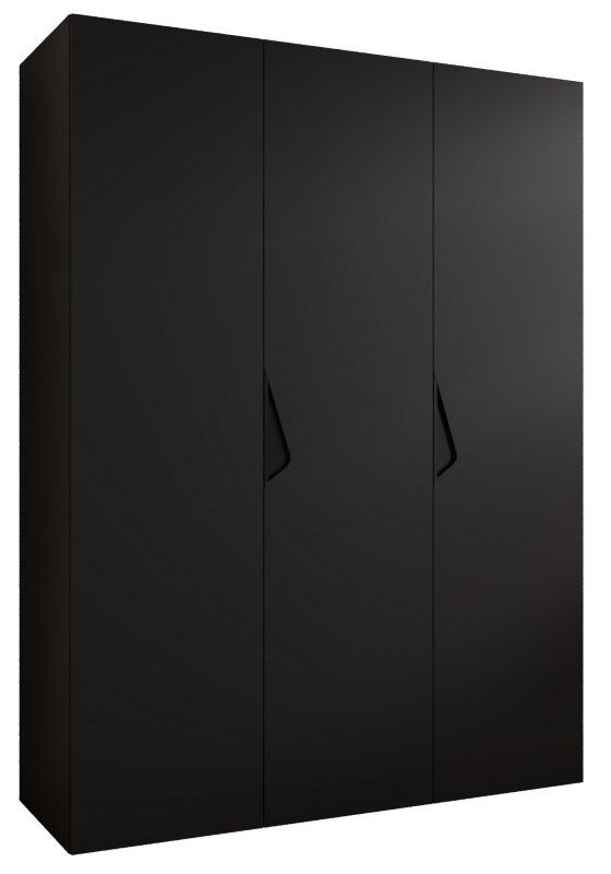 Szafa uchylna otwierana Abiks SANDI 1 150 wys 202 cm Czarny + Czarny 1 szt