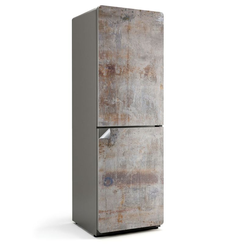 Ochronna naklejka na lodówkę Wallfluent 60x180 cm Tekstura surowego betonu 1 szt.