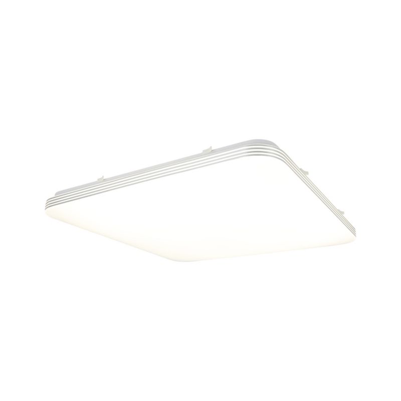 Plafon sufitowy lampa Eko-Light Ajax srebrno-biały LED 27W 4000K 2430lm IP20 wym: 6 x 43 x 43 cm metal - 1 szt.