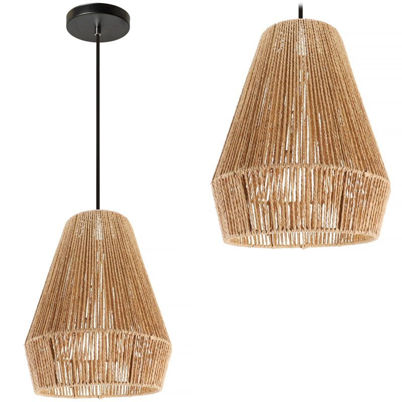 Lampa Sufitowa Wisząca Toolight App1310-Cp Boho Brązowy 1 Szt